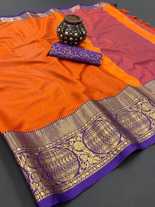 Aab Zoom Mercerised Cotton Silk Saree Collection